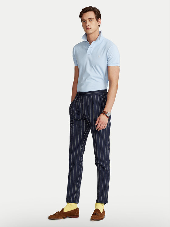 Polo Ralph Lauren Polo Ralph Lauren Tricou polo Core Replen 710795080 Albastru celest Slim Fit