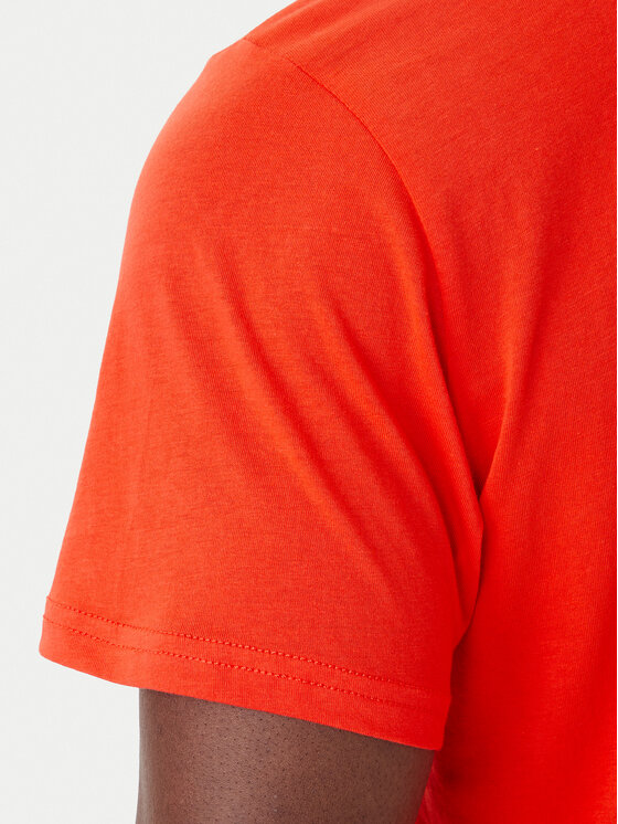 Tommy Jeans Tommy Jeans Majica Essential DM0DM20740 Oranžna Slim Fit