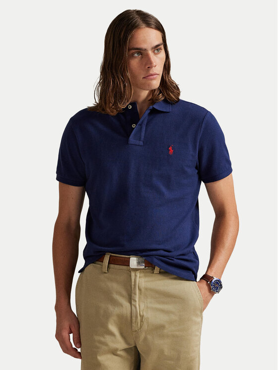 Polo Ralph Lauren Polo Ralph Lauren Tricou polo Core Replen 710782592 Bleumarin Custom Slim Fit