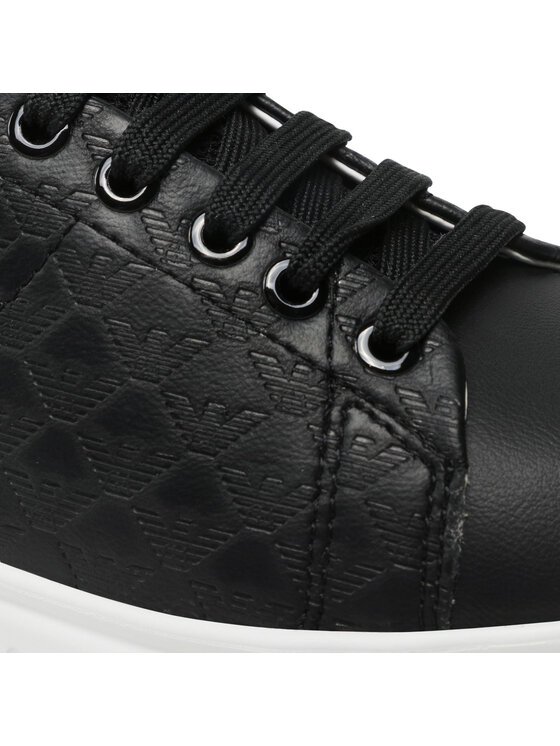 Emporio Armani Emporio Armani Sneakersy X3X024 XN203 Q856 Čierna