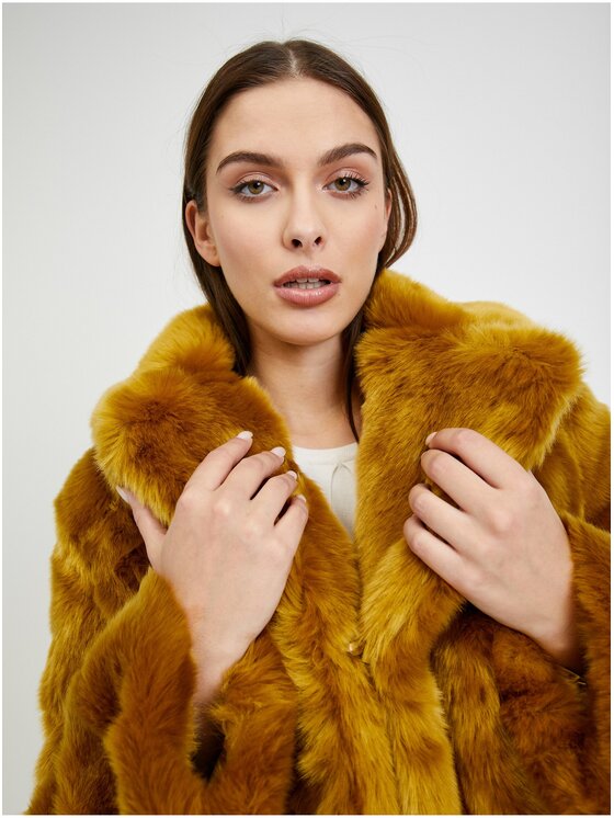 Orsay Orsay Płaszcz 850030-97__42 Koralowy Regular Fit