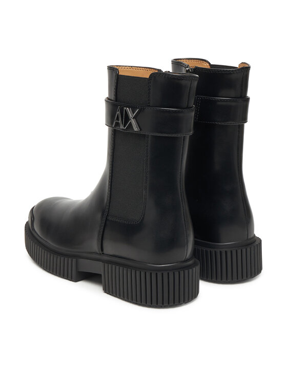 Armani Exchange Armani Exchange Bokacsizma XW001634 AF17474 UC001 Fekete