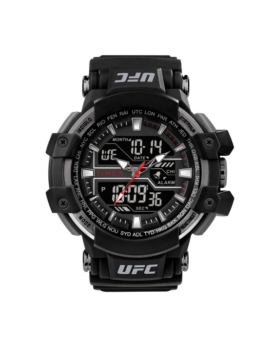 Timex Ročna ura UFC Combat TW5M51800 Črna