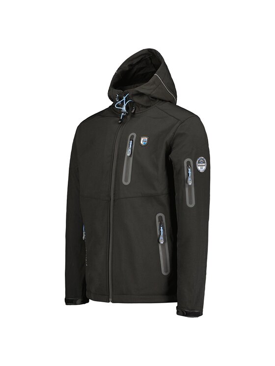 Geographical Norway Geographical Norway Kurtka softshell WY9224H/GN-Black Czarny Regular Fit