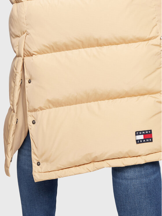 Tommy Jeans Tommy Jeans Vatovaná bunda Alaska DM0DM14397 Béžová Loose Fit