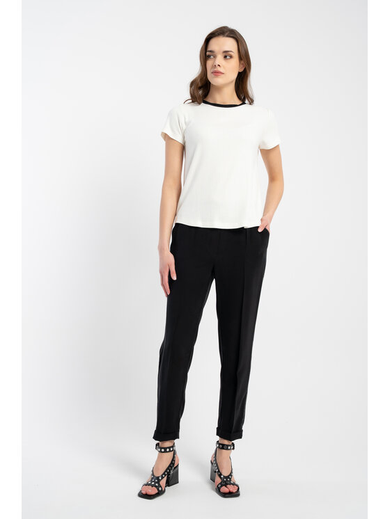 CLICK CLICK Μπλουζάκι 72-002 Λευκό Regular Fit