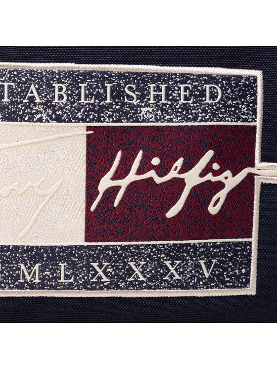 Tommy Hilfiger Tommy Hilfiger Kozmetični kovček Th Signature Washbag AM0AM07835 Mornarsko modra