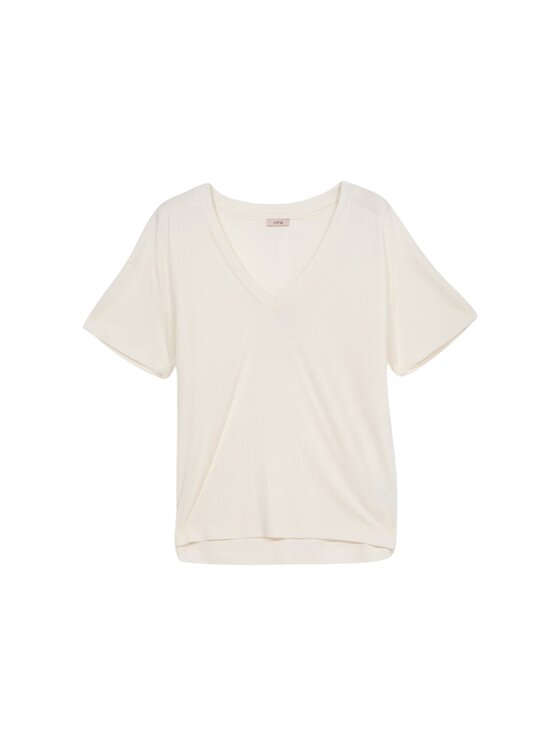 Oltre Oltre T-shirt G304J004204N011 Bianco Over Fit