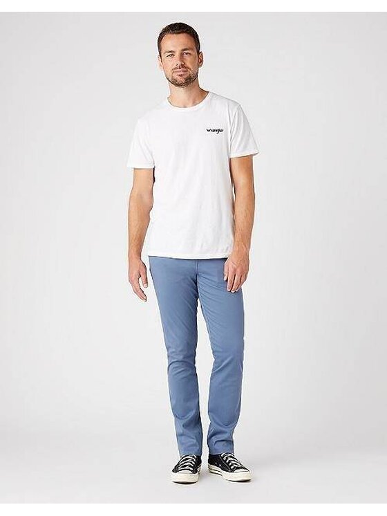 Wrangler Wrangler Pantaloni di tessuto TEXAS SLIM Blu Slim Fit