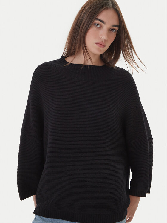 Kontatto Kontatto Pullover 3M0848C Schwarz Relaxed Fit