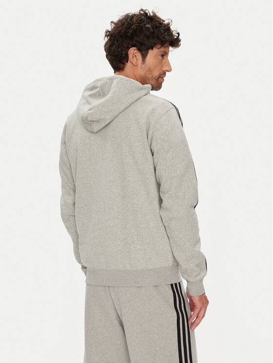adidas adidas Džemperis ar kapuci adicolor Classics 3-Stripes JY1376 Pelēks Regular Fit