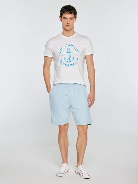 BIG STAR BIG STAR Szorty sportowe LUISS Niebieski Basic Fit