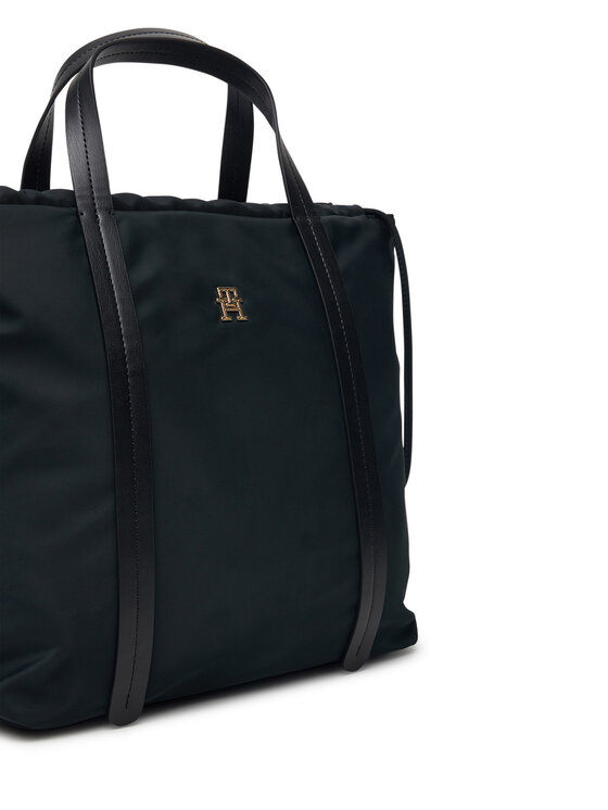 Tommy Hilfiger Tommy Hilfiger Seljakott Th Soft Nylon Tote/Backpack AW0AW19029 Must
