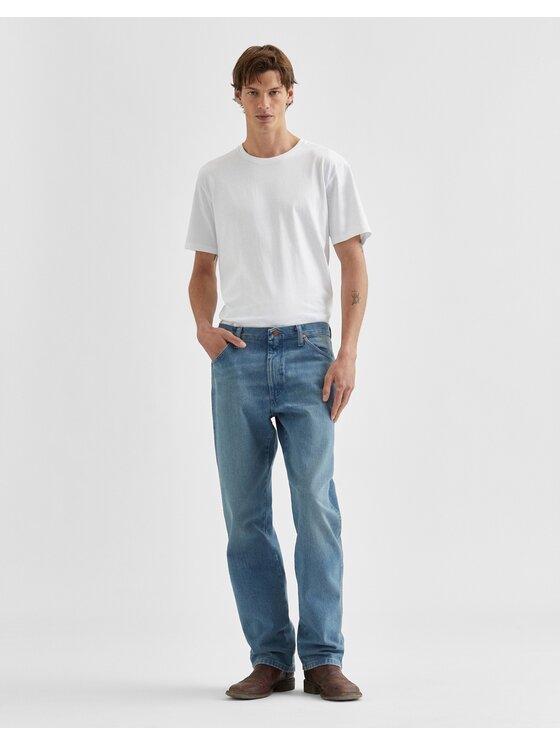 Wrangler Wrangler Jeansy 13MWZ Niebieski Straight Leg