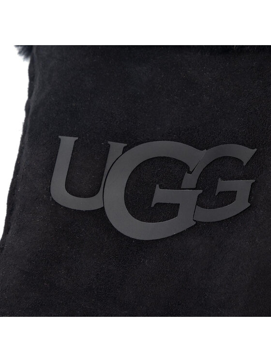 Ugg Ugg Moteriškos Pirštinės W Sheepskin Logo Glove 18691 Juoda