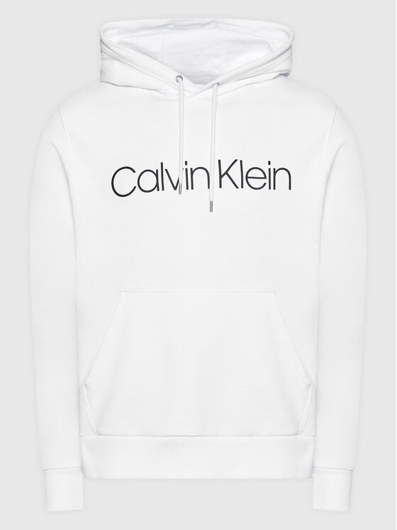 Calvin Klein Calvin Klein Bluza Logo K10K104060 Biały Regular Fit