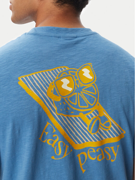 Napapijri Napapijri T-Shirt S-Elior NP0A4HZY Blau Relaxed Fit
