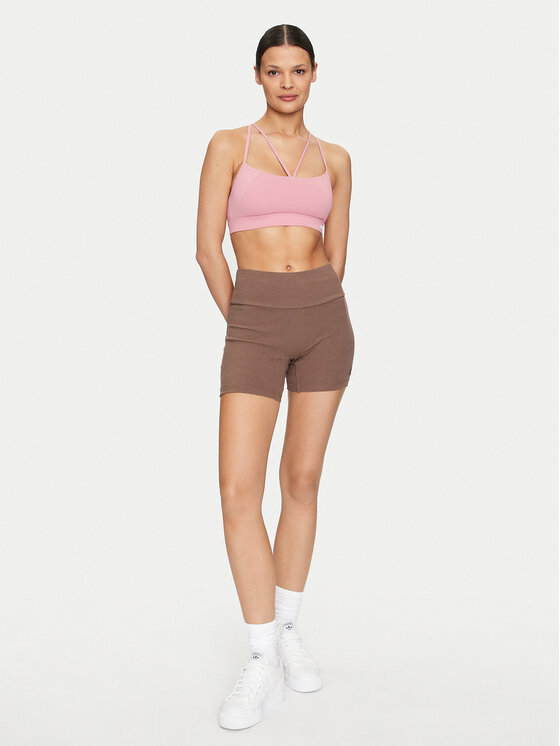 adidas adidas Sportovní kraťasy Lounge IY6742 Hnědá Slim Fit