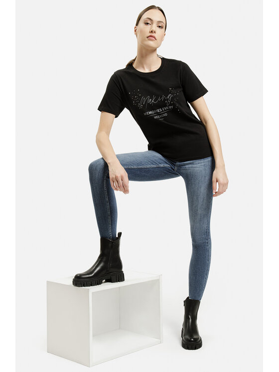 Cross Jeans Cross Jeans T-Shirt 56236-020 Czarny