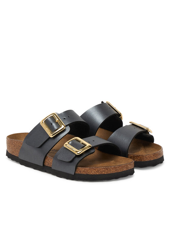Birkenstock Birkenstock Παντόφλες Sydney Cushion Buckle 1031689 Μαύρο