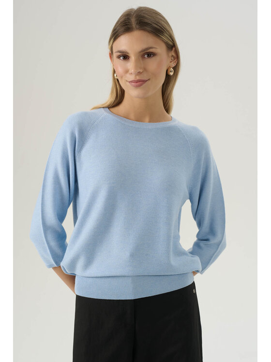Femestage Femestage Sweter Femestage AB BASE SWE0880-012 Niebieski Regular Fit