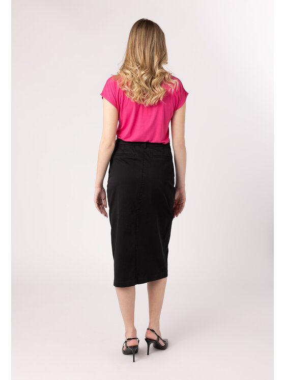 QUIOSQUE QUIOSQUE Sukňa Quiosque 7VS011299 Čierna Regular Fit
