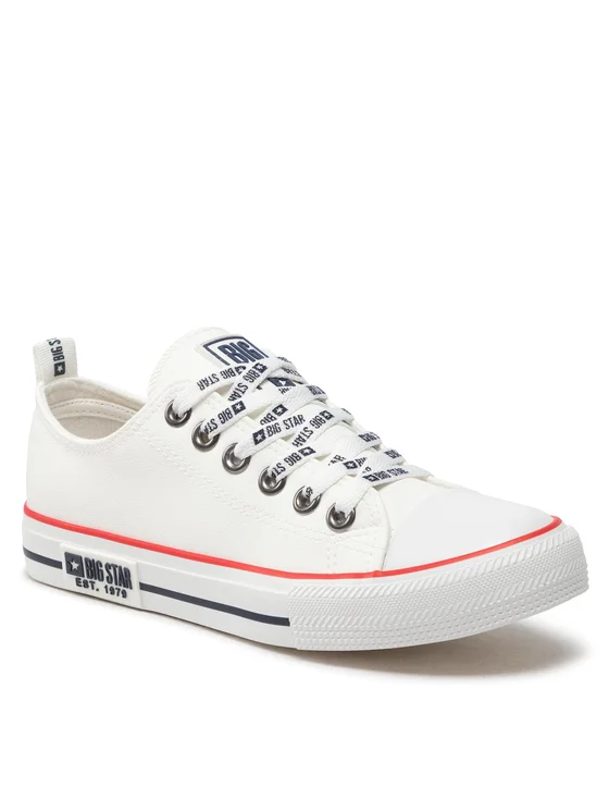 Big Star Shoes Sneakers aus Stoff KK274095 Weiß