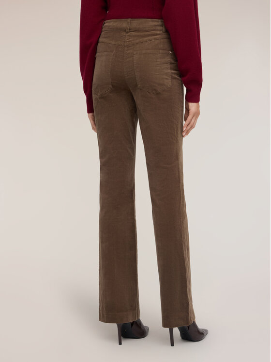 Motivi Motivi Pantaloni di tessuto P06YQ004944N022 Marrone Flare Fit