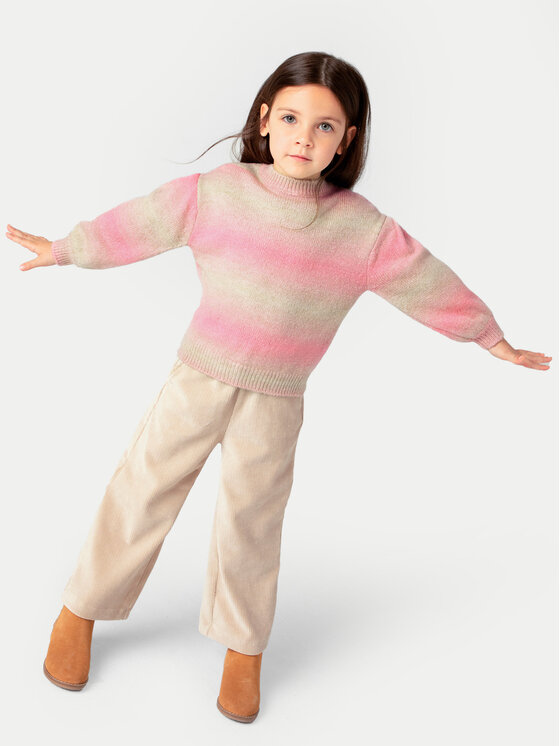 Mayoral Mayoral Pulover 4360 Roza Regular Fit