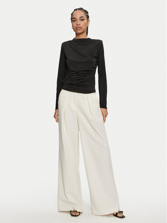 ACCESS FASHION ACCESS FASHION Bluza 44-2035-310 Črna Slim Fit