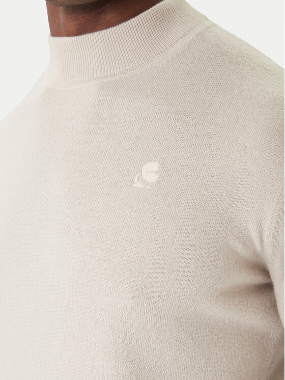 KARL LAGERFELD KARL LAGERFELD Rollkragenpullover 655002 554399 Beige Slim Fit
