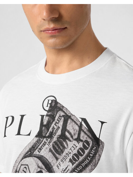 PHILIPP PLEIN PHILIPP PLEIN T-Shirt 31603 Biały Regular Fit
