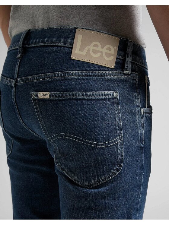 Lee Lee Jeansy DAREN BUTTON FLY Niebieski Straight Fit