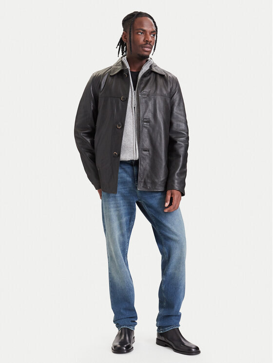 Milestone Milestone Lederjacke MSMarlon 631001 60870 Schwarz Regular Fit