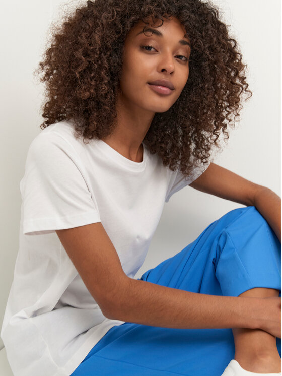 Kaffe Kaffe T-shirt Marin 10506137 Bijela Regular Fit