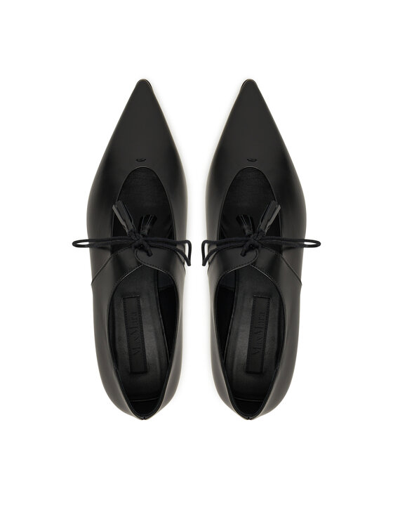 Max Mara Max Mara Nizki čevlji Laceup 2524526111600 Črna