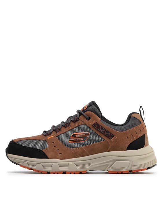 Skechers Skechers Трекінгові черевики Oak Canyon 51893/BRBK Коричневий
