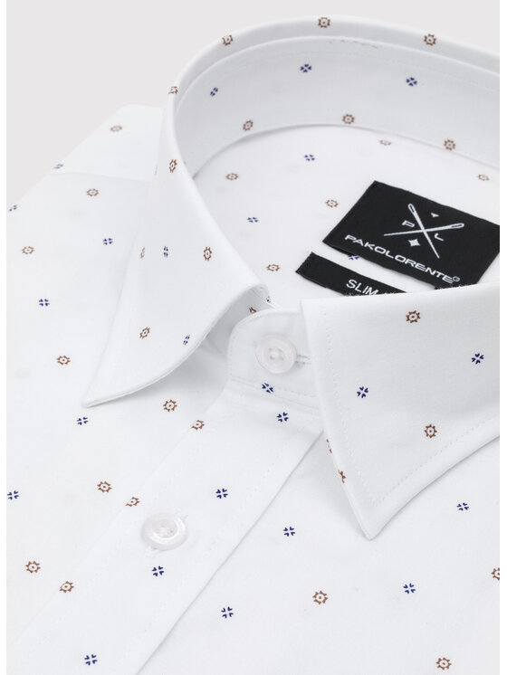 Pako Lorente Pako Lorente Koszula P25SF-1K-014 Biały Slim Fit