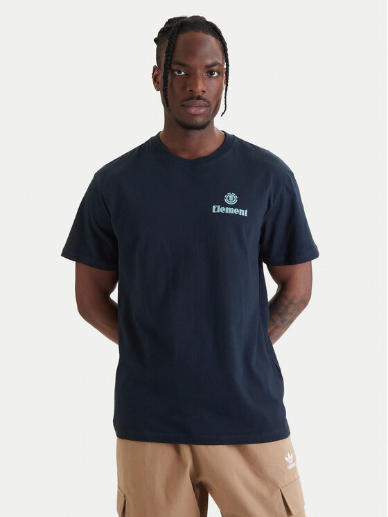 Element Element T-Shirt Epic ELYZT00578 Granatowy Regular Fit