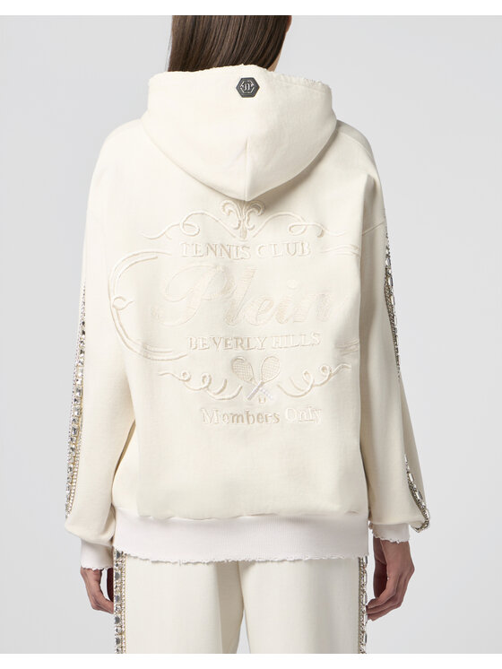 PHILIPP PLEIN PHILIPP PLEIN Bluza 30517 Biały Regular Fit