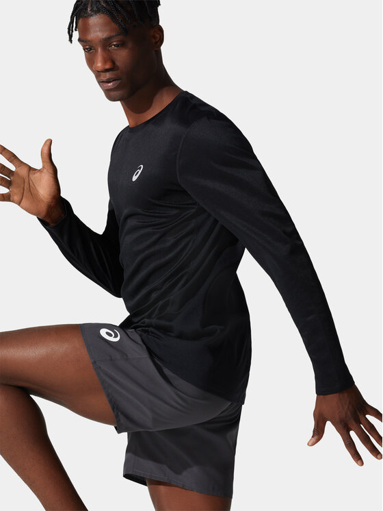 Asics Asics Majica dugih rukava Core Ls 2011C340 Crna Ahletic Fit
