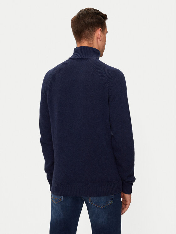 Liu Jo Liu Jo Rollkragenpullover QF4018 MA37C Dunkelblau Regular Fit