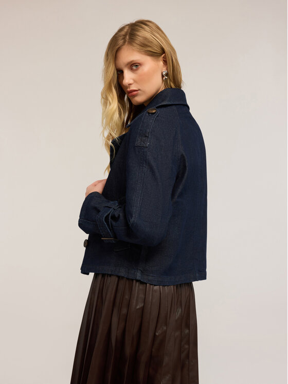 Motivi Motivi Cappotto invernale R409W000133N034 Blu Regular Fit