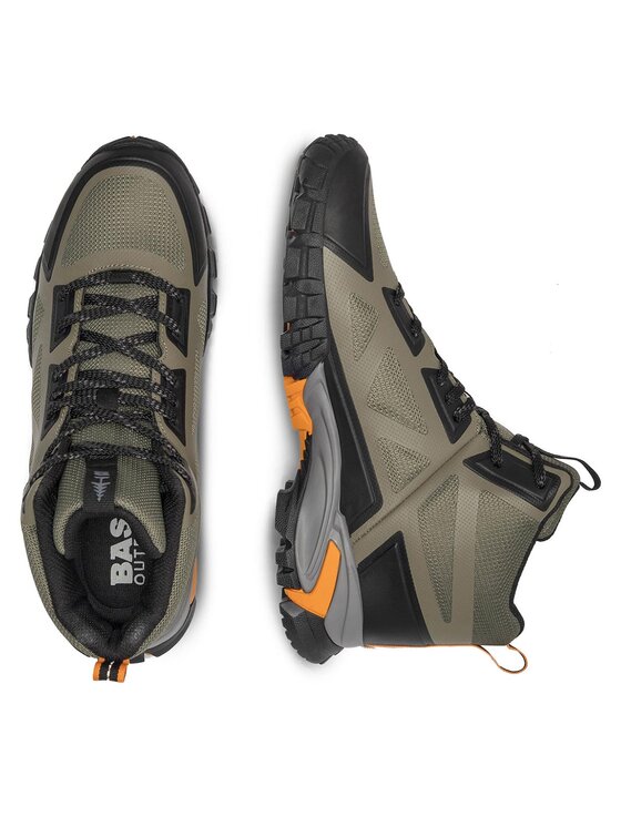 BASS OUTDOOR BASS OUTDOOR Pohodni čevlji BA22TV01 Zelena