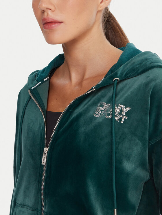 DKNY Sport DKNY Sport Majica dugih rukava DP5J9634 Zelena Regular Fit