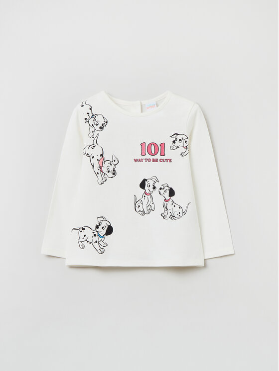 OVS Blūze DISNEY 1625533 Balts Regular Fit