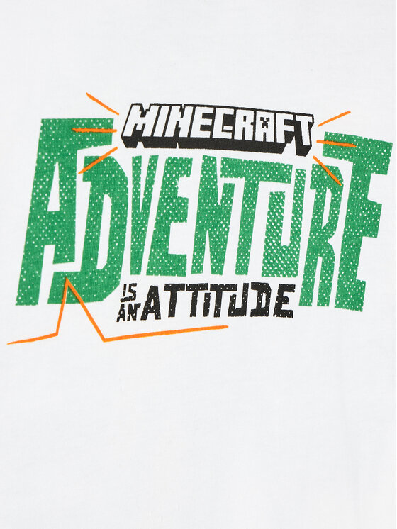 OVS OVS Μπλουζάκι MINECRAFT 1891415 Λευκό Regular Fit