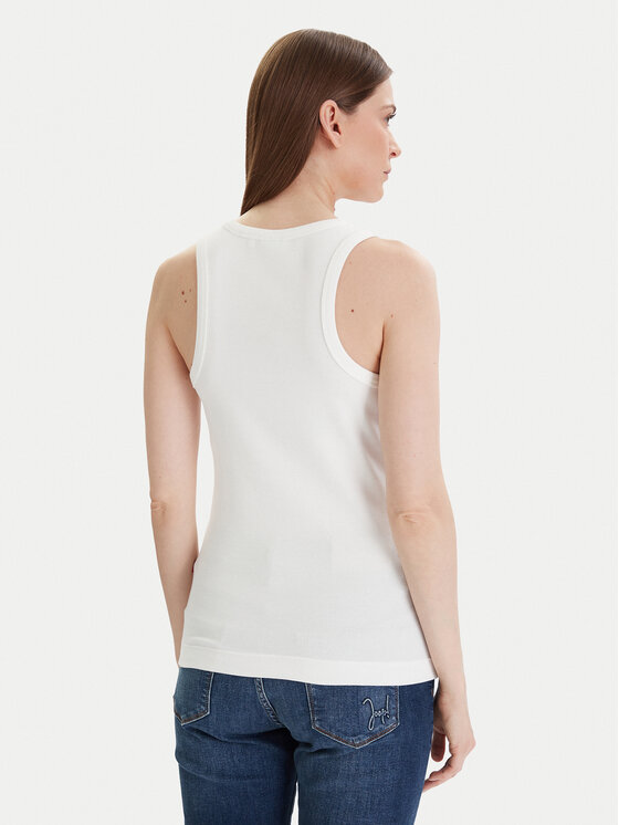 JOOP! Jeans JOOP! Jeans Felső 30046103 Fehér Slim Fit