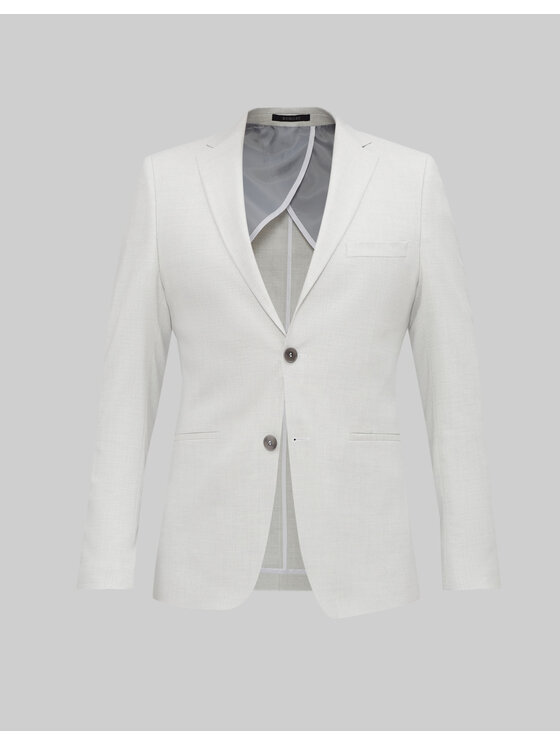 Borgio Borgio Marynarka erve Szary Slim Fit