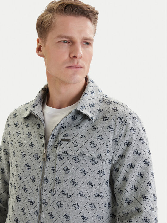 Guess Guess Giacca di transizione M6GL05 W1661 Grigio Classic Fit